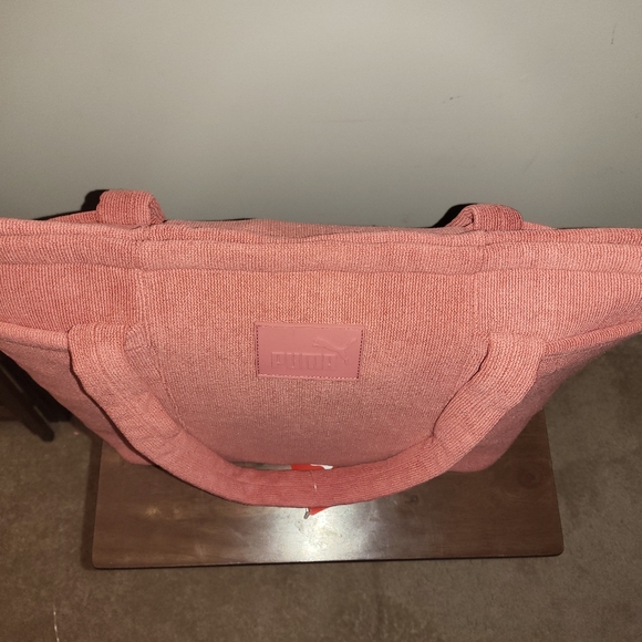 Women Puma Pink Corduroy Summer Tote Bag: New - Picture 6 of 8